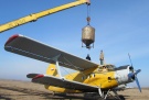 В Александро-Невском районе самолеты начали кормить озимые
