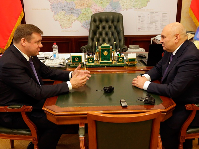 Джамбулат Хатуов и губернатор Рязанской области Николай Любимов обсудили точки роста АПК региона