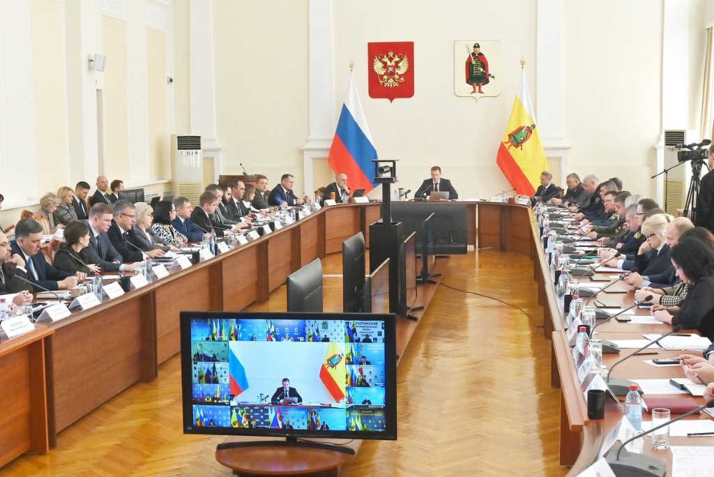 Губернатор Павел Малков провел заседание Правительства Рязанской области