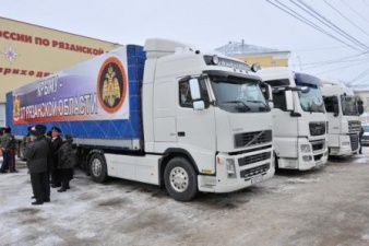Рязанские предприятия отправили в Крым 40 тонн продовольствия в качестве гуманитарной помощи