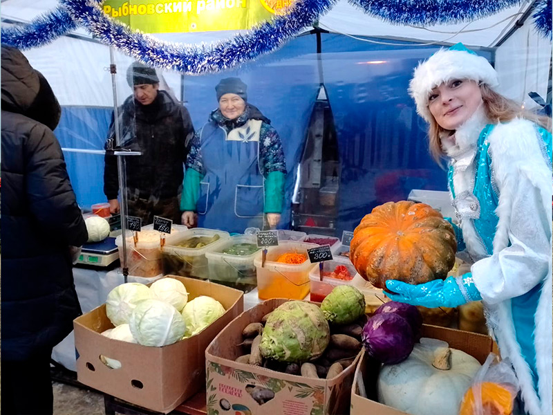 В Рязани проходят предновогодние ярмарки местных производителей продуктов питания