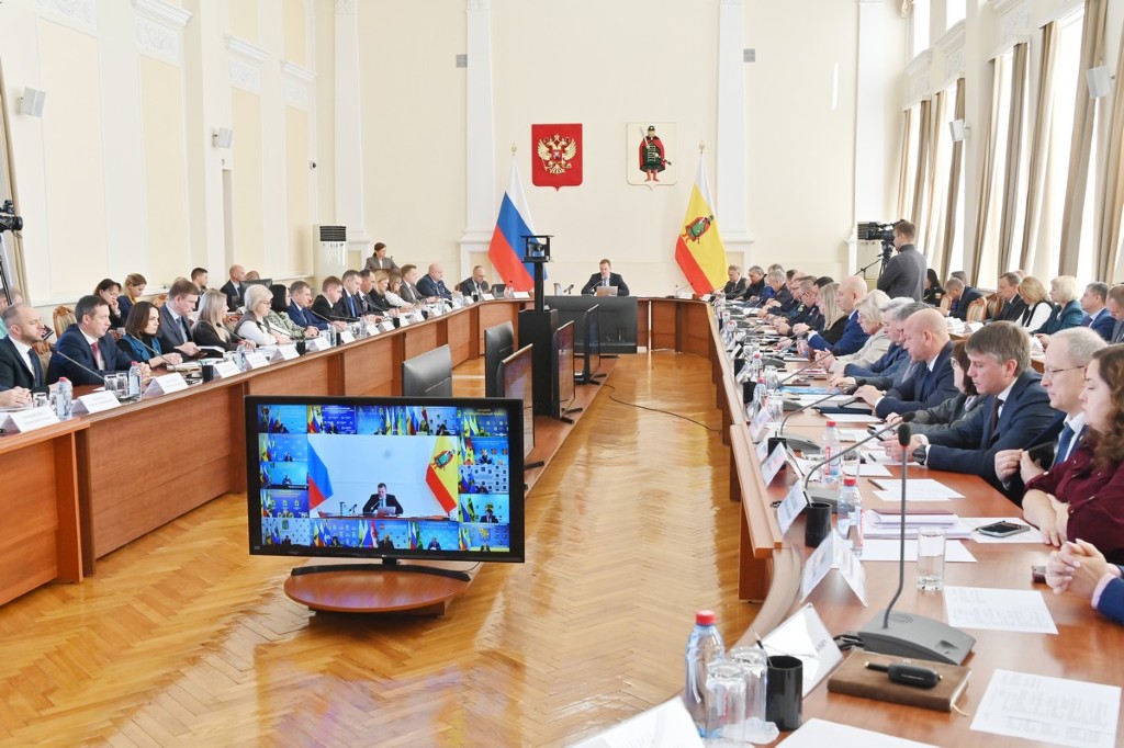 Губернатор Павел Малков провел заседание Правительства Рязанской области