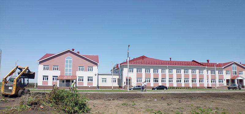 В Михайловском районе завершается строительство новой сельской школы