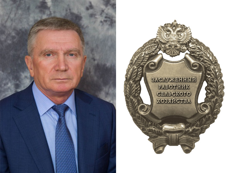 Исполнительному директору компании «Вакинское Агро» Николаю Пласкунову присвоено звание «Заслуженный работник сельского хозяйства Российской Федерации» Исполнительному директору компании «Вакинское Агро» Николаю Пласкунову присвоено звание «Заслуженный работник сельского хозяйства Российской Федерации»