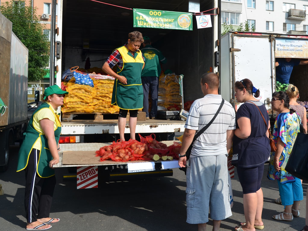 В Рязани прошли традиционные ярмарки выходного дня