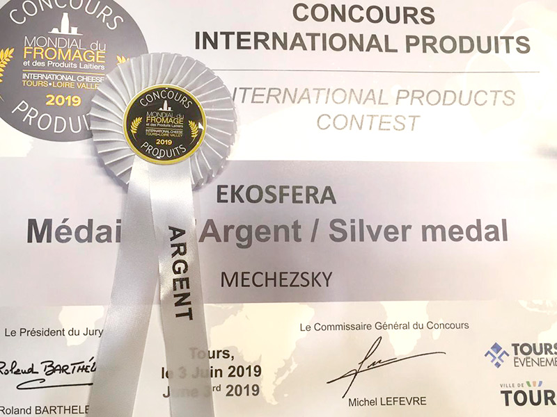 Сыр «Мещерский» отмечен серебряной медалью международного Салона сыра и молочных продуктов «Mondial du Fromage 2019»