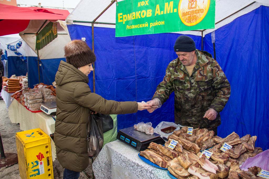 В Рязани состоялись традиционные ярмарки выходного дня