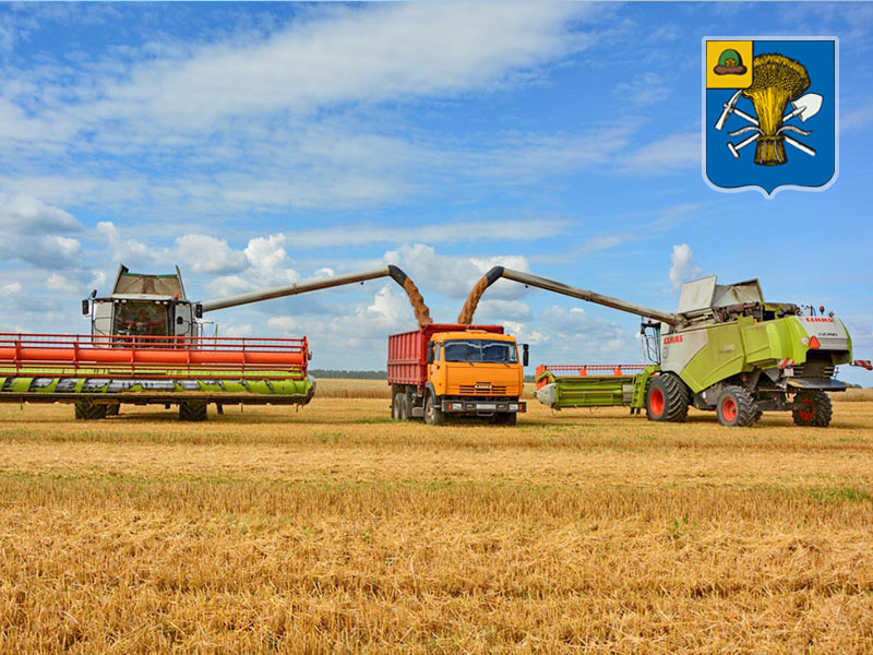 Поздравляем тружеников Милославского района с намолотом 100 тысяч тонн зерна!