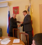 Заместитель министра сельского хозяйства и продовольствия Рязанской области Павел Ванюшин наградил руководителей и специалистов племенных хозяйств