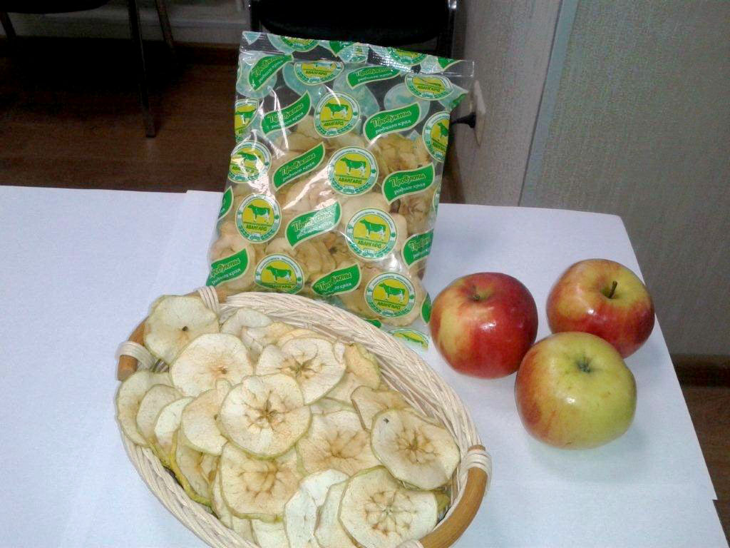 Яблочные чипсы от рязанского производителя