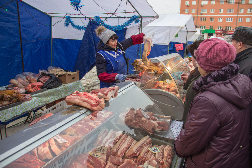 На предновогодних ярмарках было продано 24 тонны молока и молочной продукции рязанских производителей