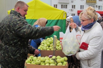 На пяти площадках Рязани прошли традиционные ярмарки выходного дня