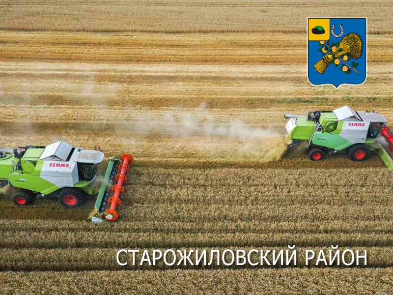 Урожай зерна в Старожиловском районе превысил 100 тысяч тонн