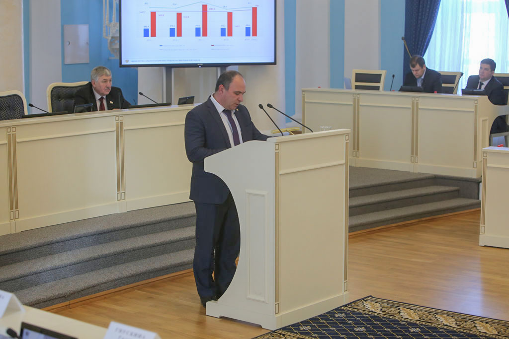 Борис Шемякин выступил на «правительственном часе» в Рязанской областной Думе