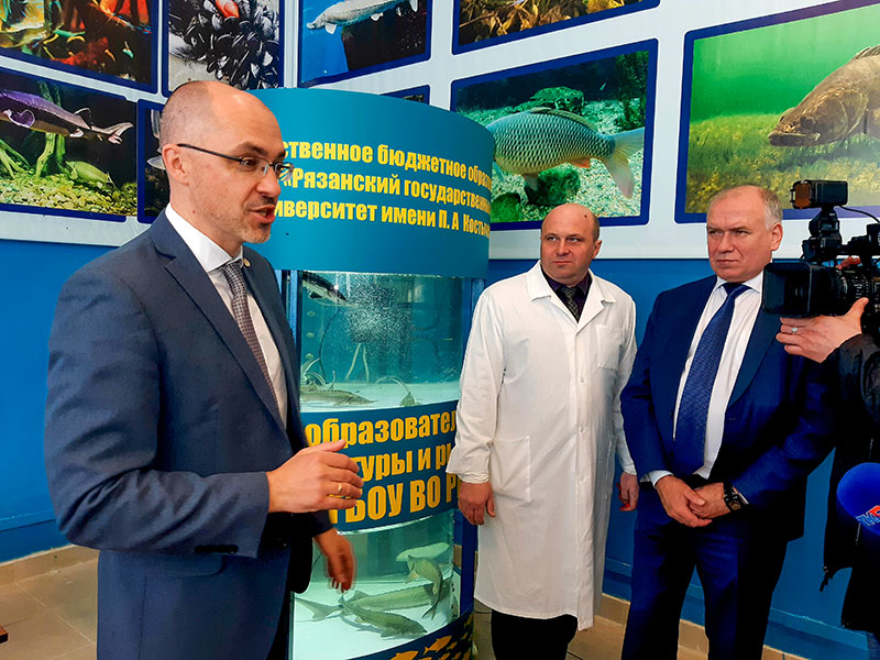 В Рязани открыли Научно-образовательный центр аквакультуры и рыбоводства