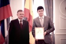 Молодой ученый награжден специальным призом регионального министерства сельского хозяйства