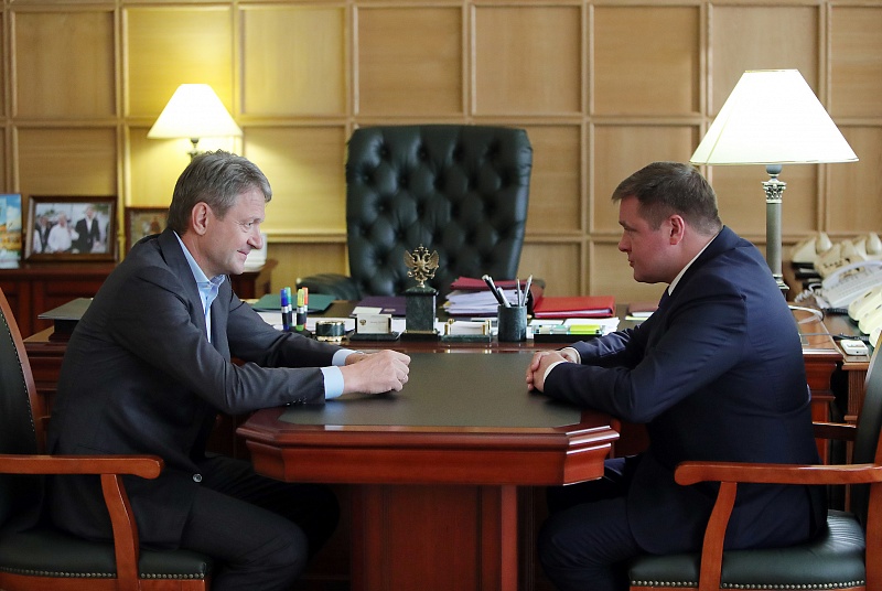 Александр Ткачев провел рабочую встречу с губернатором Рязанской области Николаем Любимовым