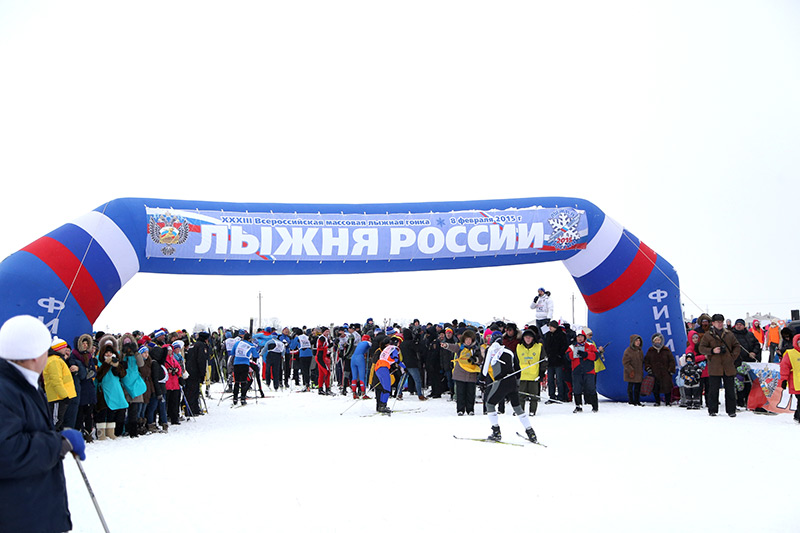 Представители Рязанского ГАТУ в числе призеров Всероссийской лыжной гонки «Лыжня России - 2015»