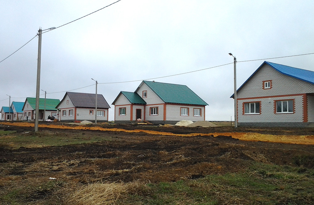 В селе Калинино Александро-Невского района приступили к благоустройству нового агрогородка