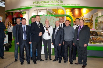 Рязанская делегация принимает участие в работе 15–ой Российской агропромышленной выставки «Золотая осень»