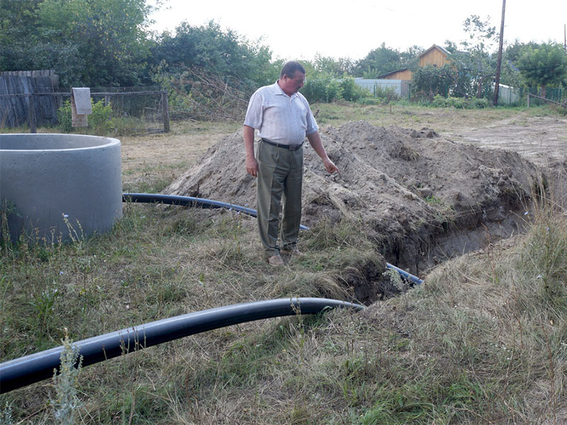 В селе Кермись Шацкого района проложили водопровод