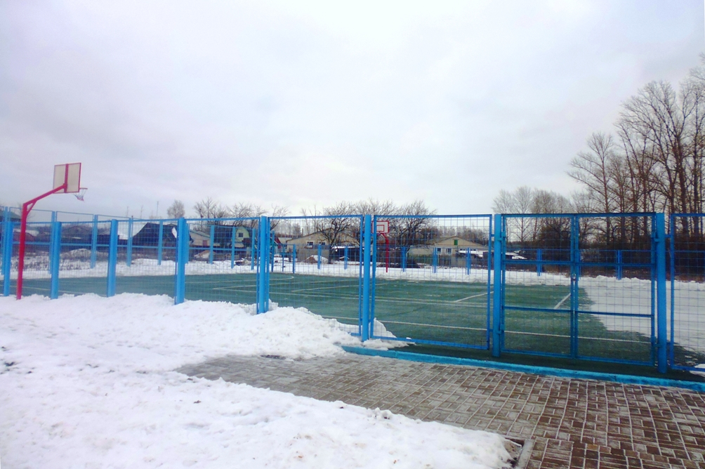 спортивная площадка в п. Свет Ряжского района